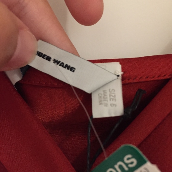 Alexander Wang silk blouse Size 6 - NEW - Picture 7 of 8